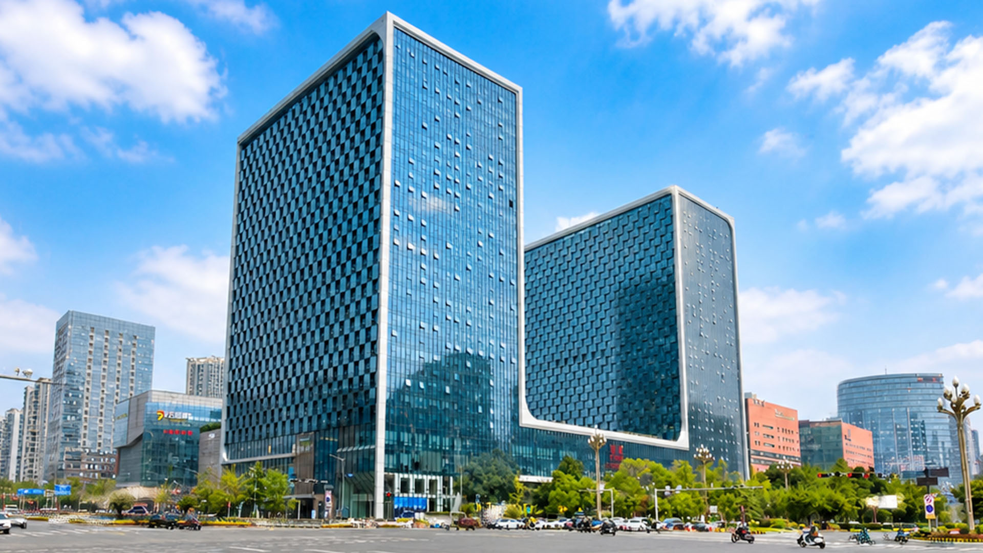 Modern urban towers continue changing the appearance of China’s major ...