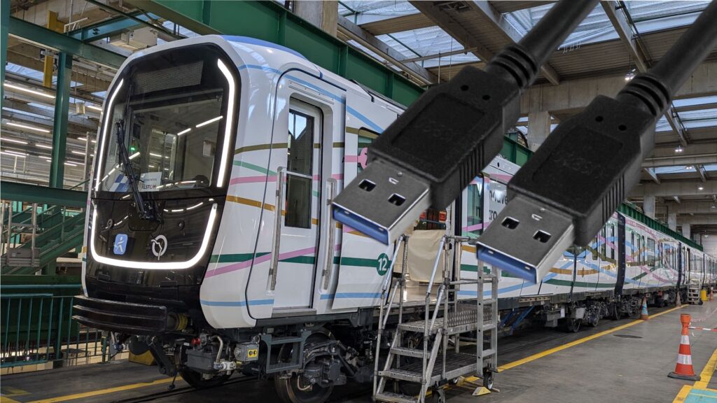 Le nouveau RER B abandonne les vieux ports USB-A pour ses nouvelles rames