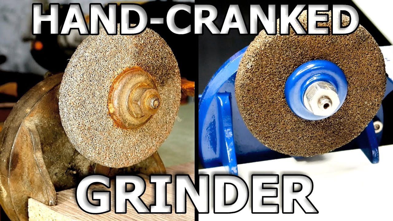 Hand-cranked grinder (restoration)