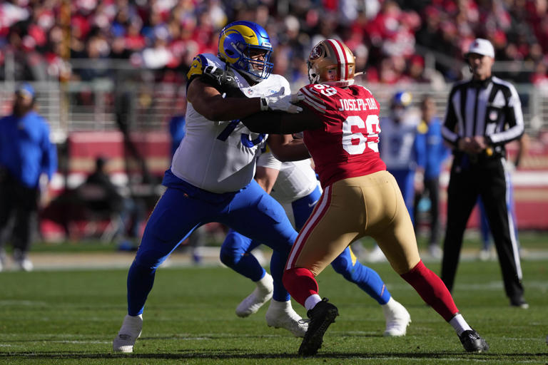Rob Havenstein explains how linemen hold without actually holding