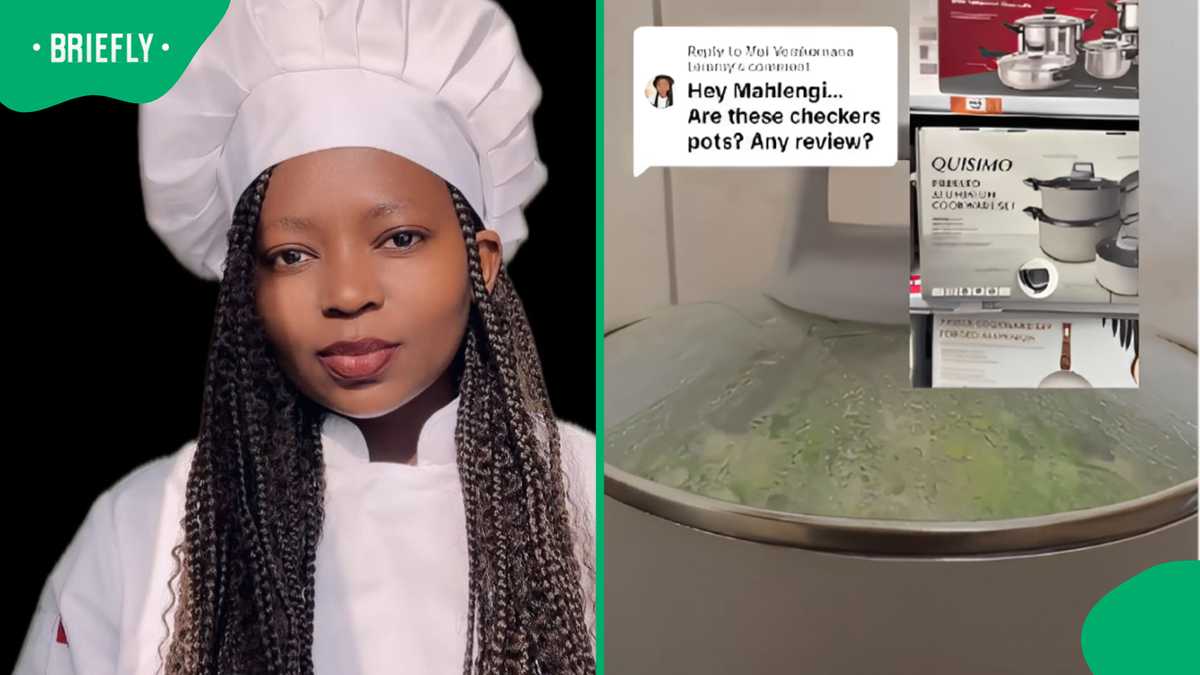 TikTok chef reviews Checkers Quisimo pots after 1 week of use in video