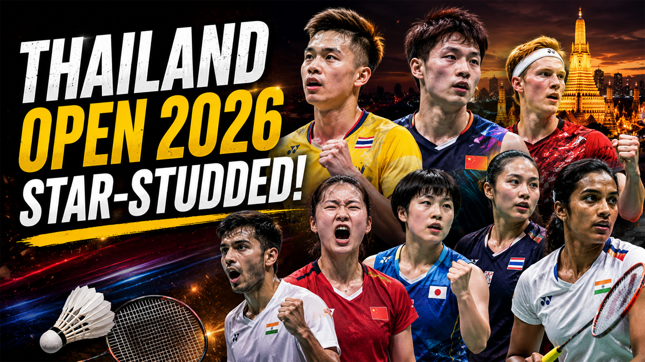 Thailand Open 2026 player list revealed