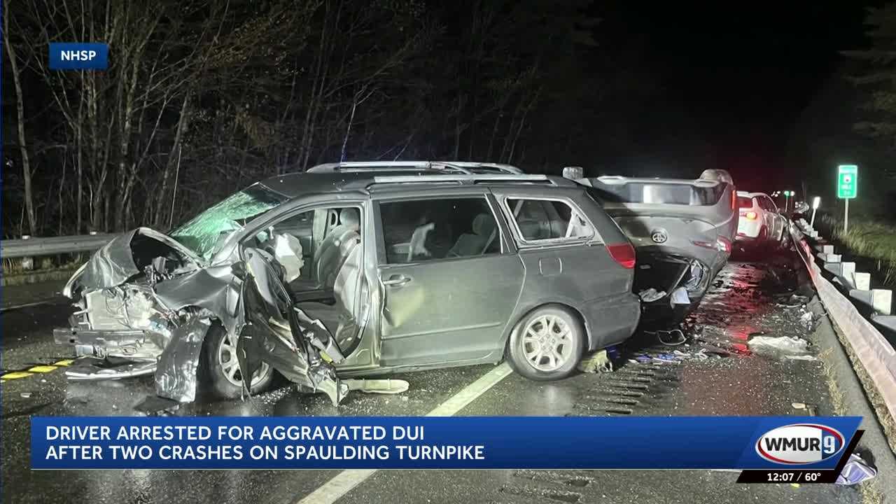 Driver charged with felony aggravated DUI after 2 Spaulding Turnpike ...