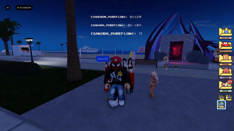 I tried to meet my favorite K-pop group LE SSERAFIM in Roblox. It was a ...