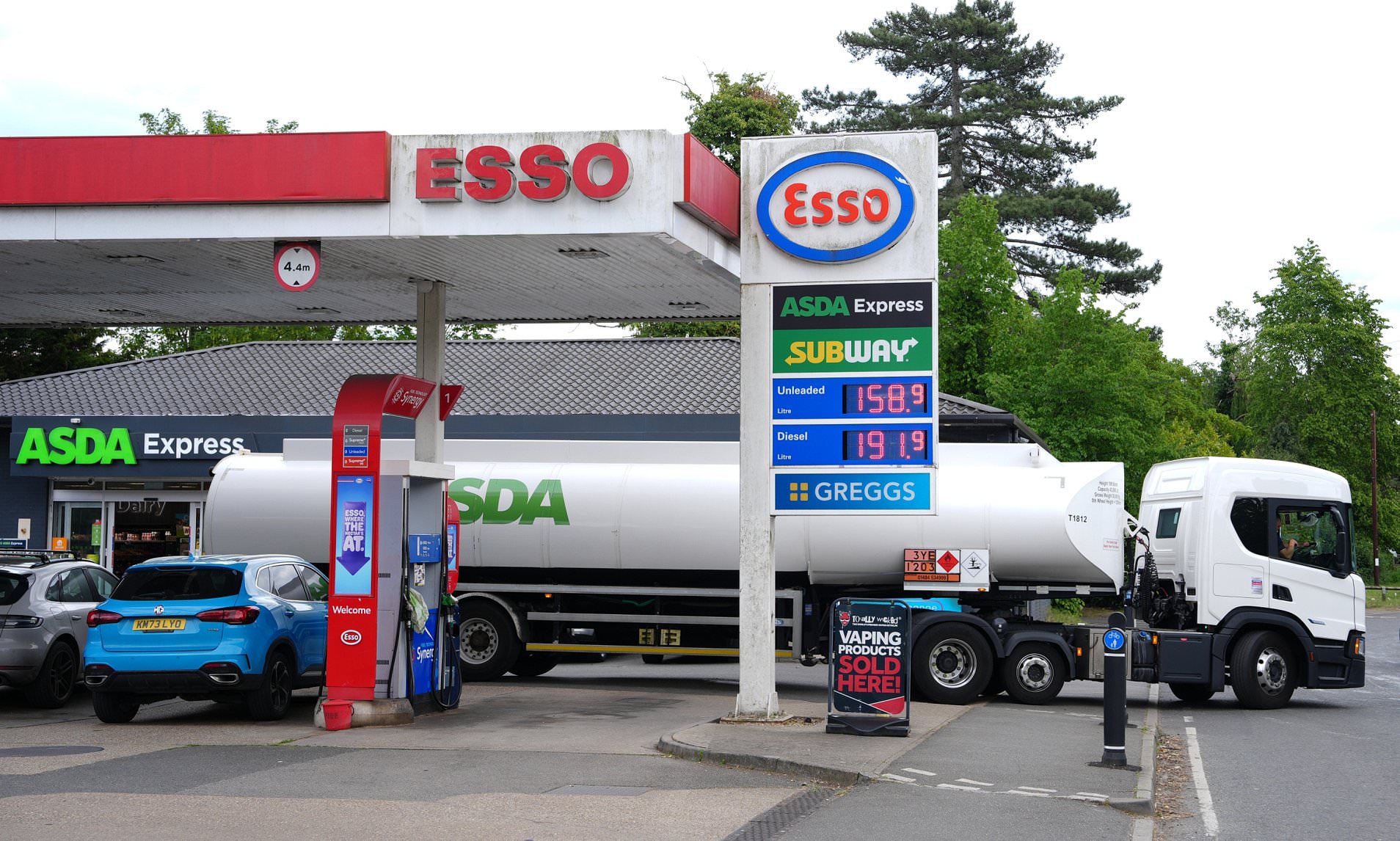 Oil prices fall below $100 a barrel over Middle East peace hopes: When ...