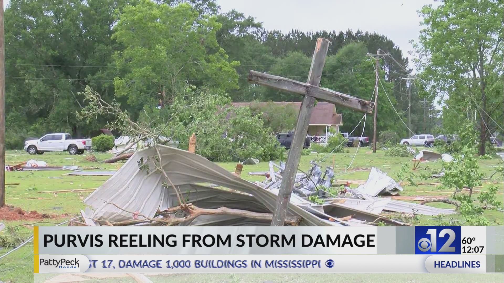 Severe storms cause major damage, injuries in Mississippi