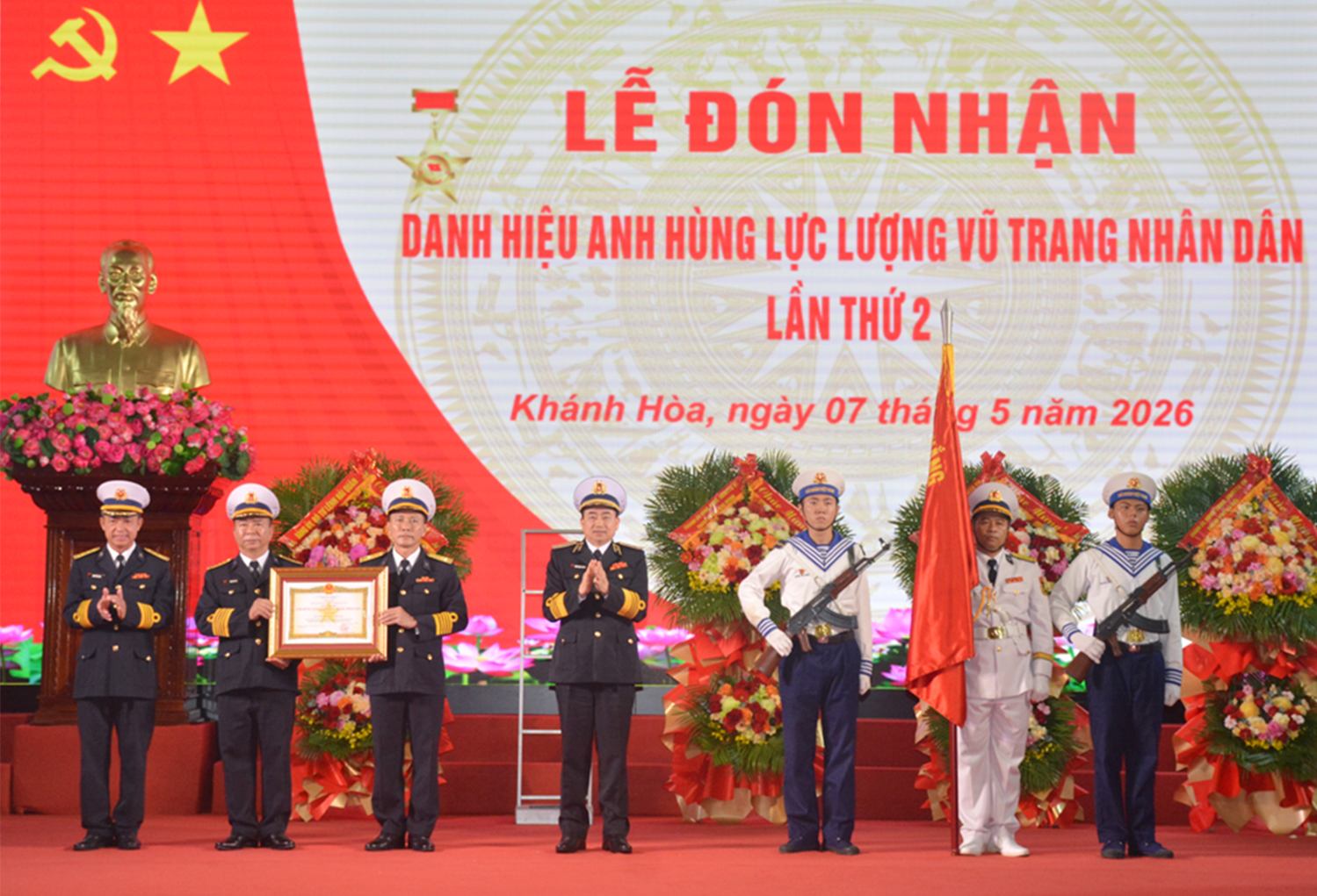 Lữ đoàn bảo vệ Trường Sa lần thứ hai nhận danh hiệu Anh hùng