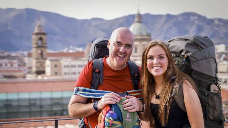 'She's tight as a duck's behind': Andrew and Molly on Race Across the World