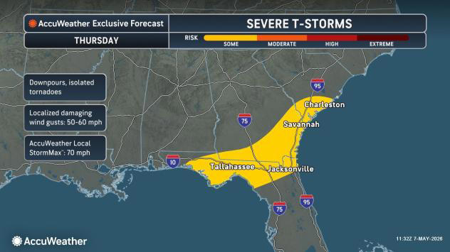 Severe storms to persist through Mother's Day weekend as peak season ...