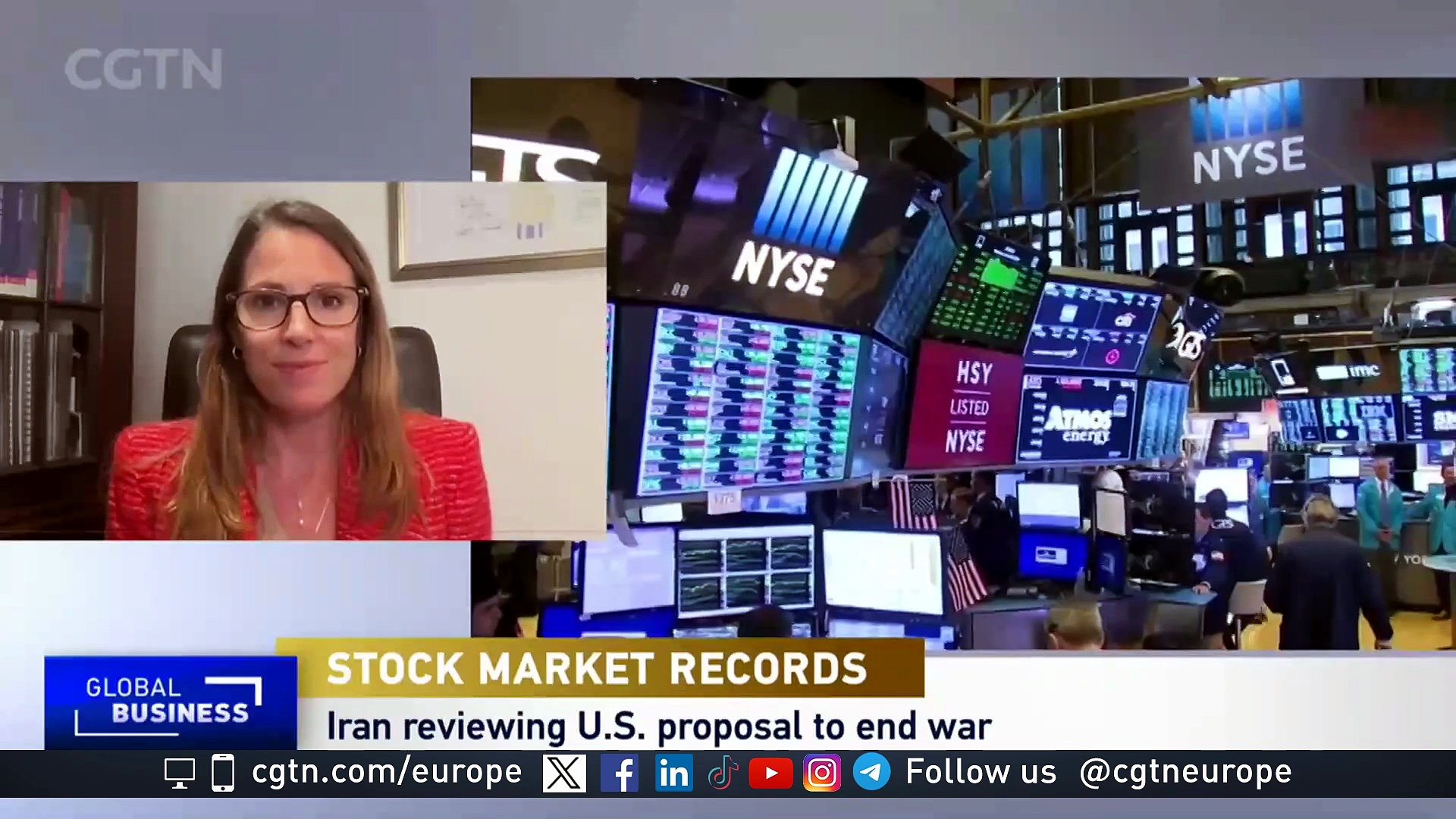 Stock market reaches record high: "What matters most is the US and Iran"