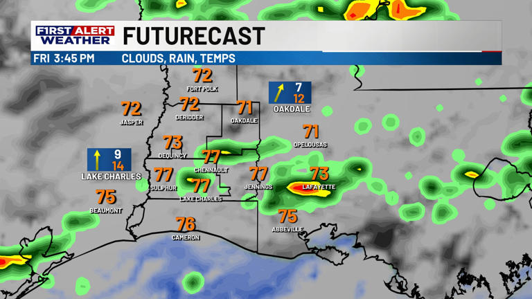 First alert forecast: Shower and storm chances increase for the next ...