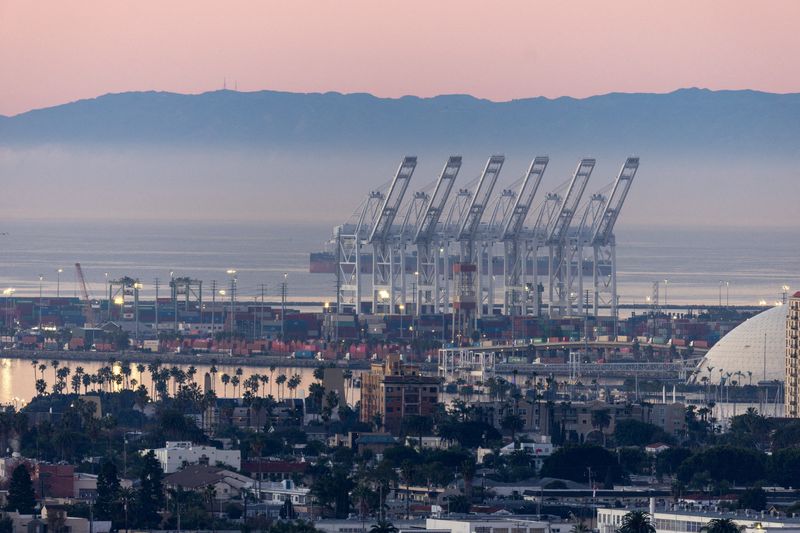 Pacific Container Terminal in Long Beach, California