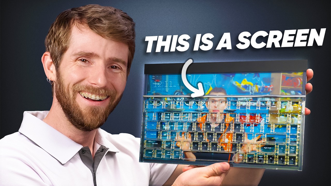 This video keyboard raised $3.8M on Kickstarter