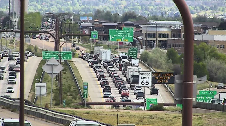 2 lanes of SB I-25 reopen near Nevada for after motorcycle crash