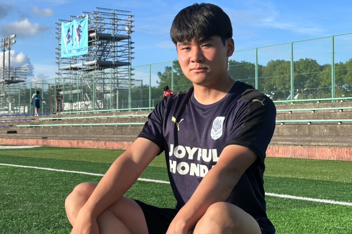筑波大の安藤誠悟【写真：小川遼也@筑波大学蹴球部】