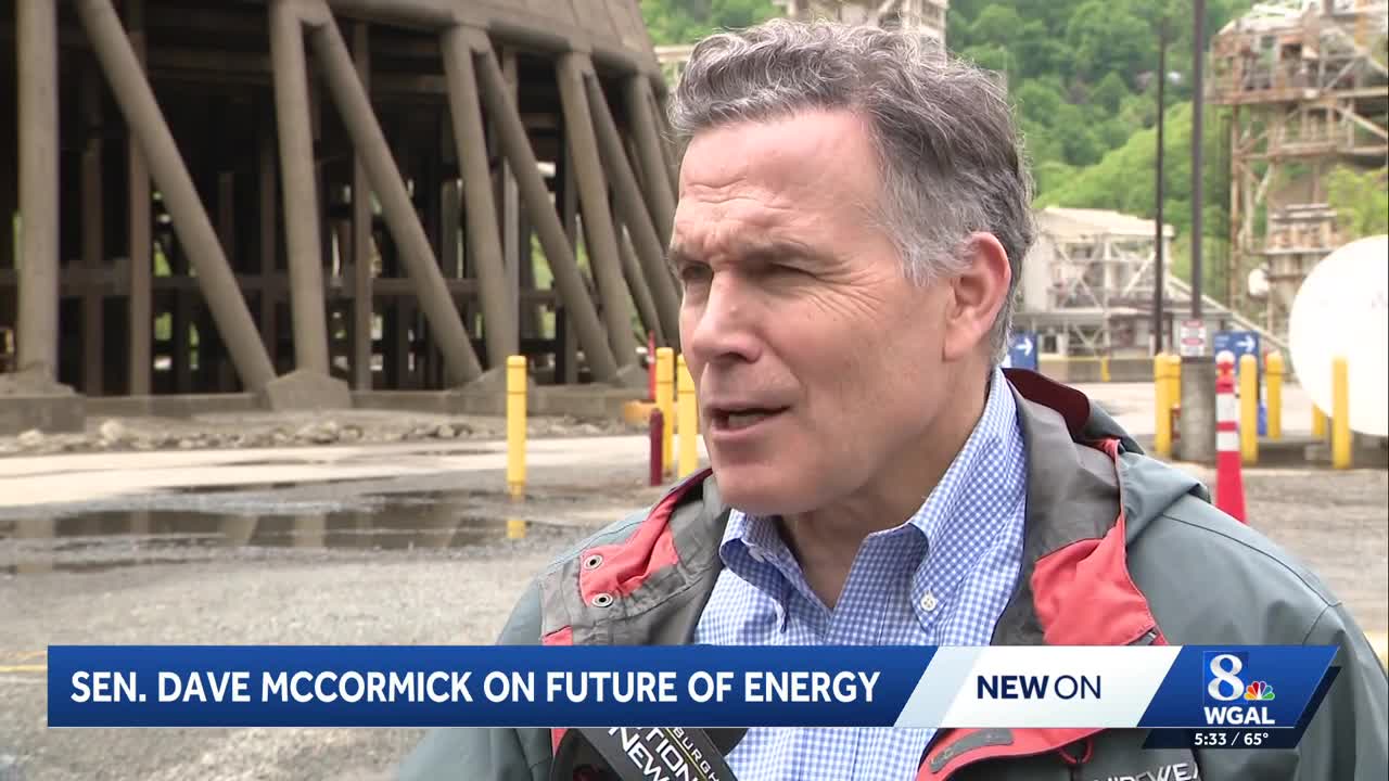 Sen. Dave McCormick pushes energy permitting bill at Beaver County data ...