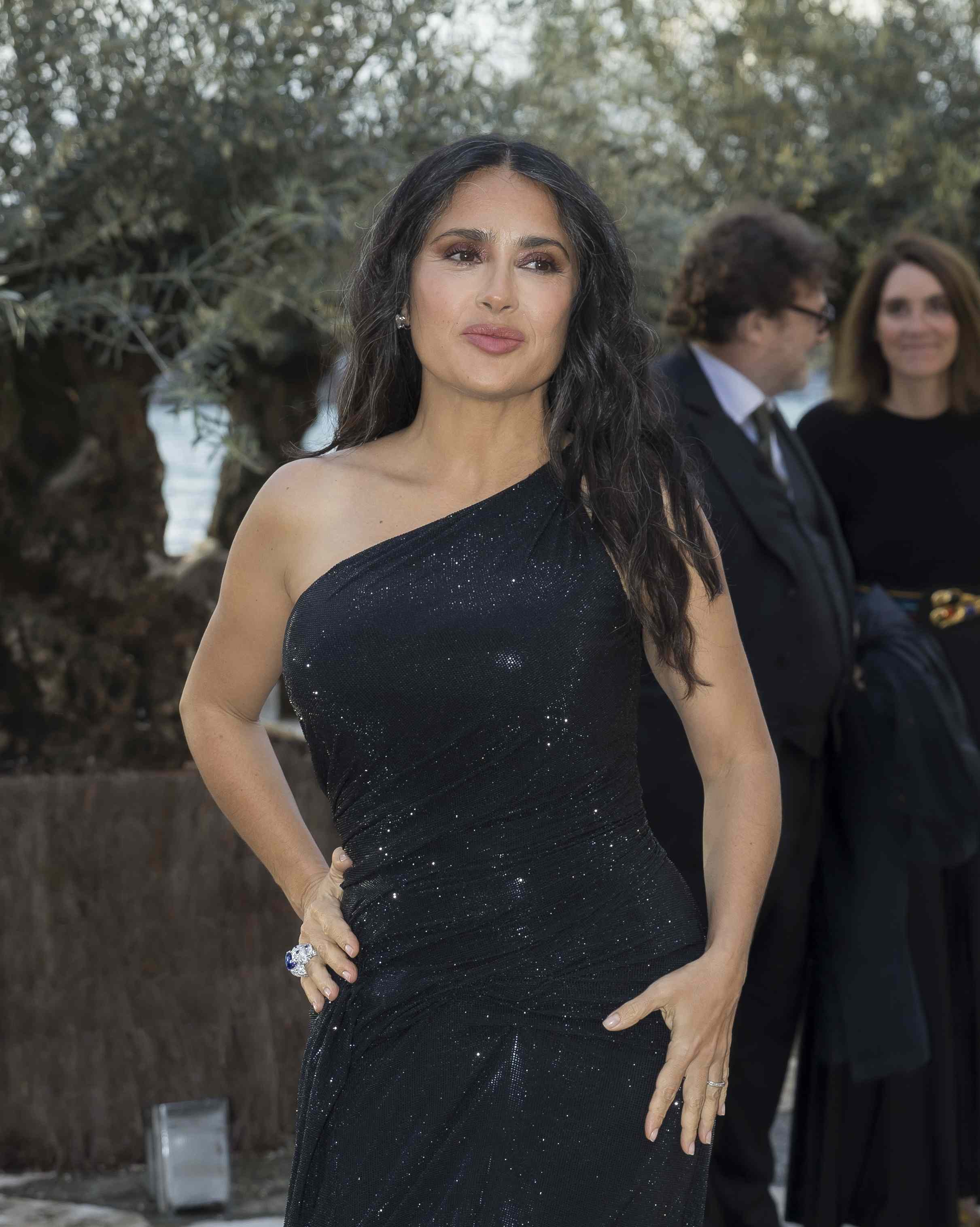 sachin and babi light blue dress Salma Hayek At Arrivals For 2016 Lacma Art Film Gala, Los Angeles County  Museum Of Art, Los Angeles, Ca October 29, 2016. Photo By Elizabeth  GoodenoughEverett Collection Celebrity - Item # VAREVC1629O01UH034 main image 0