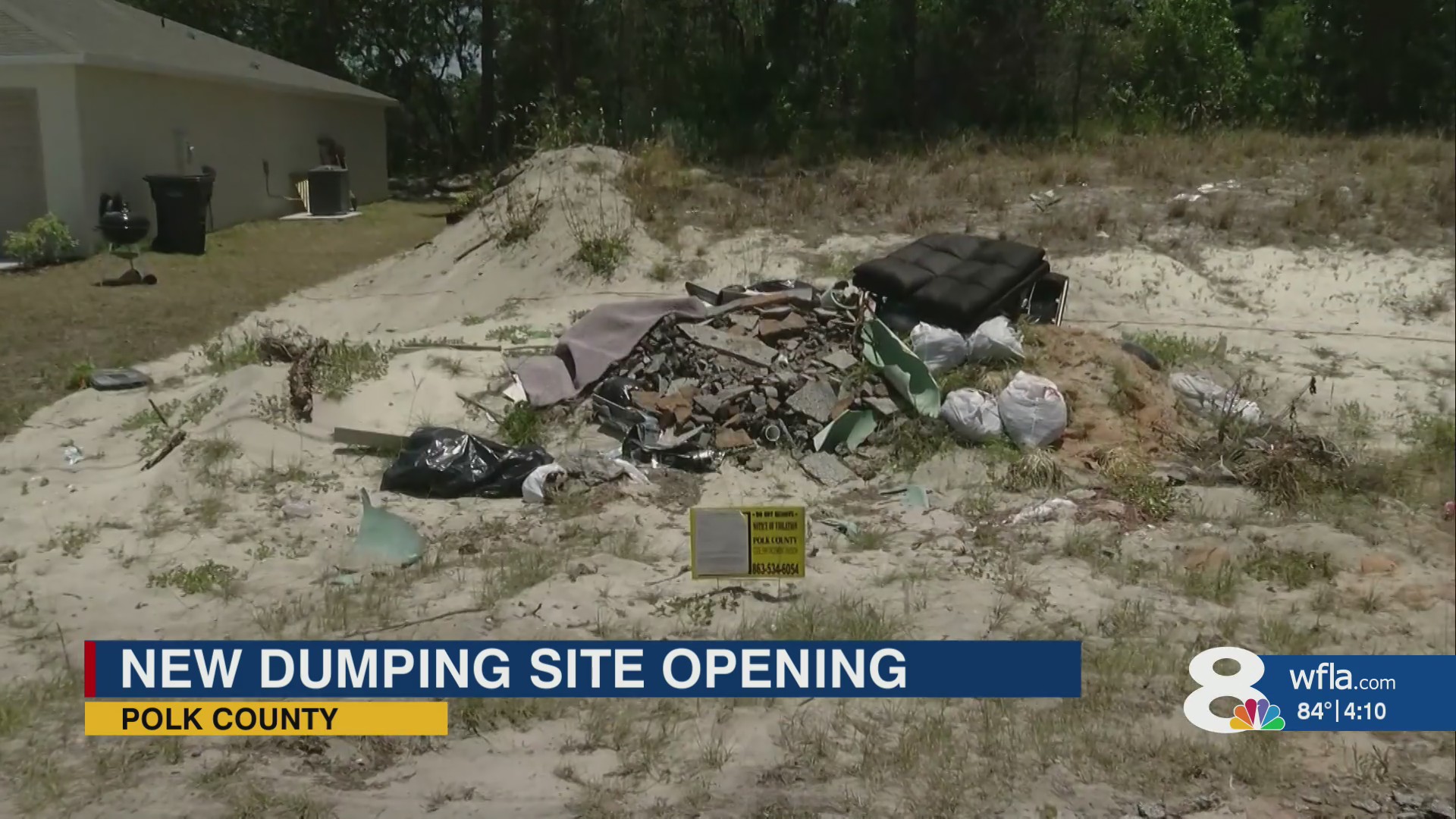 Polk County drop off trash site aims to curb illegal dumping