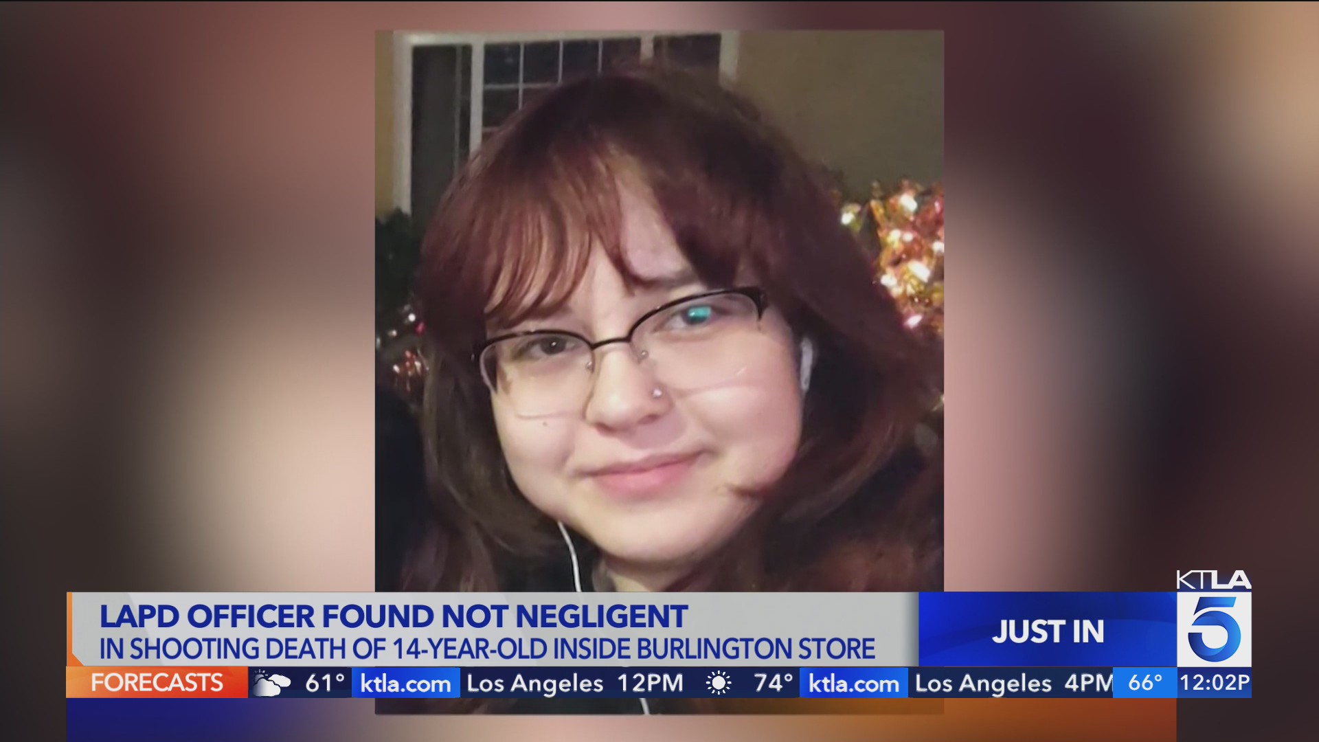 LAPD officer found not negligent in shooting death of girl