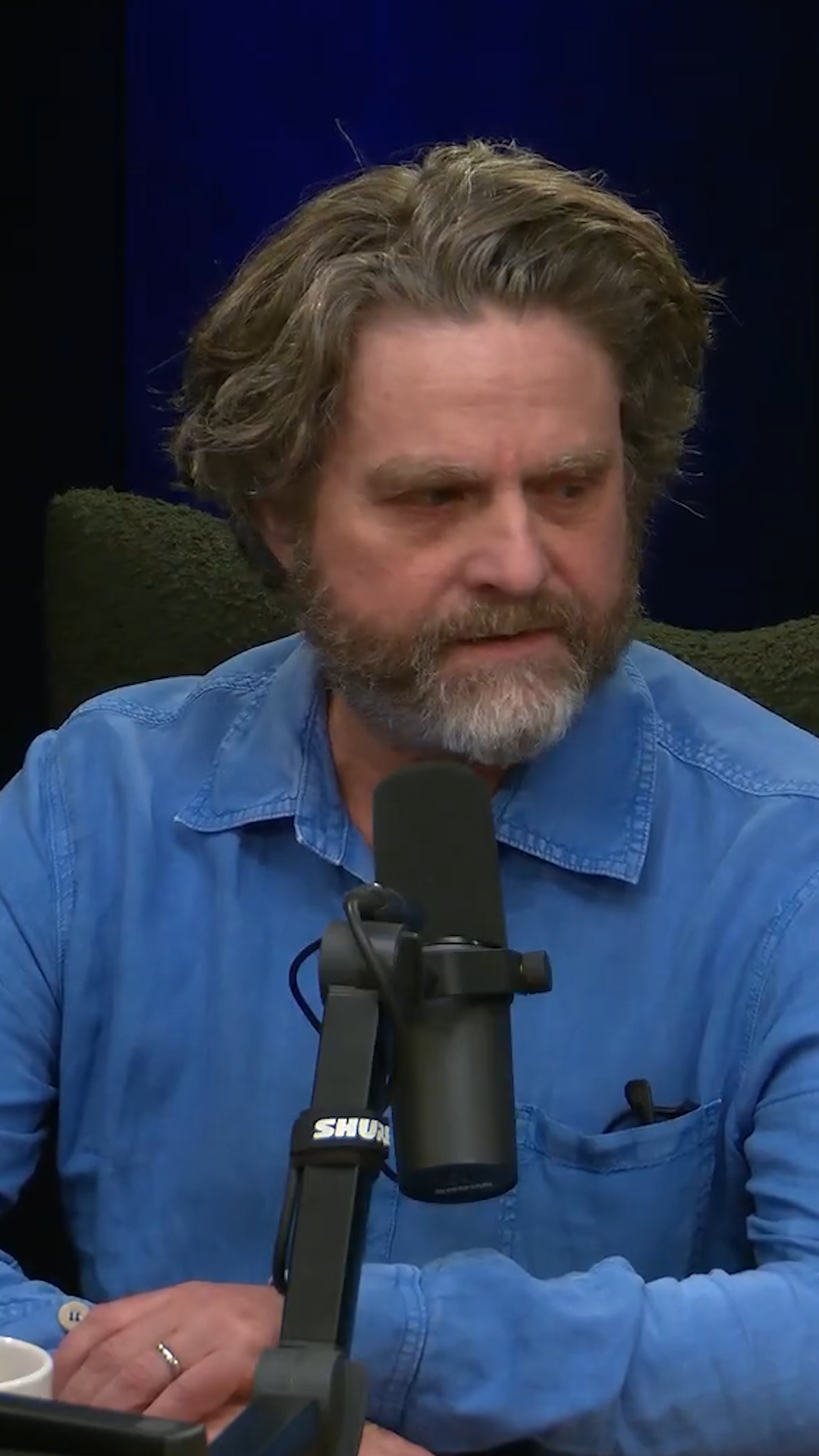 Zach Galifianakis reacts to Trump's AI Jesus post