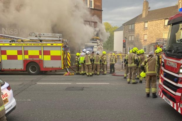 Several fire crews tackle huge ongoing blaze as multiple roads in area ...