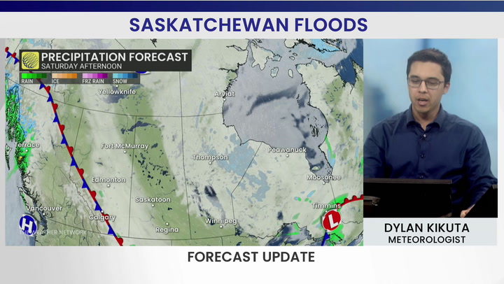 Saskatchewan flood weather forecast