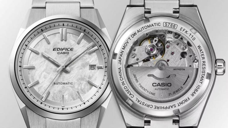 Casio launches new stainless steel automatic watch with three dial ...