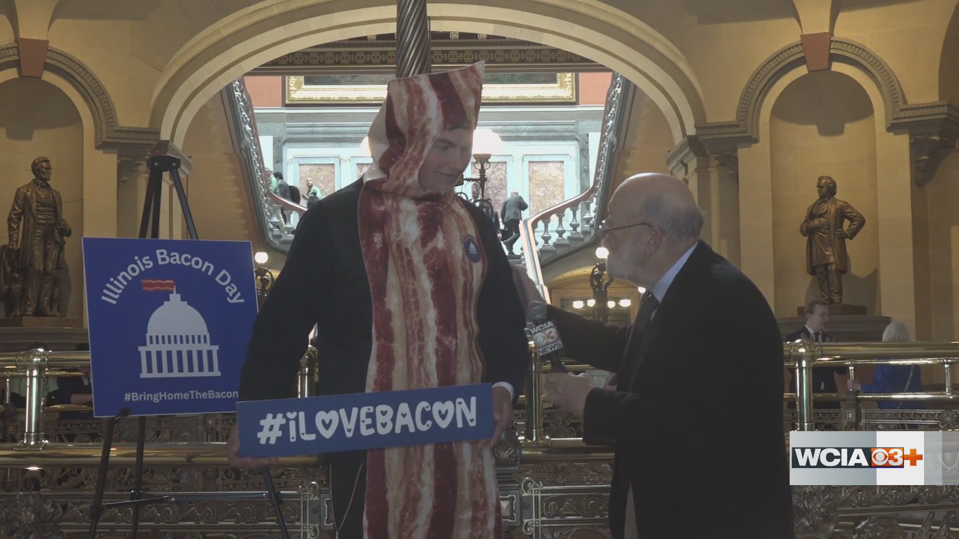 From the farm: Bacon Day at the Illinois State Capitol