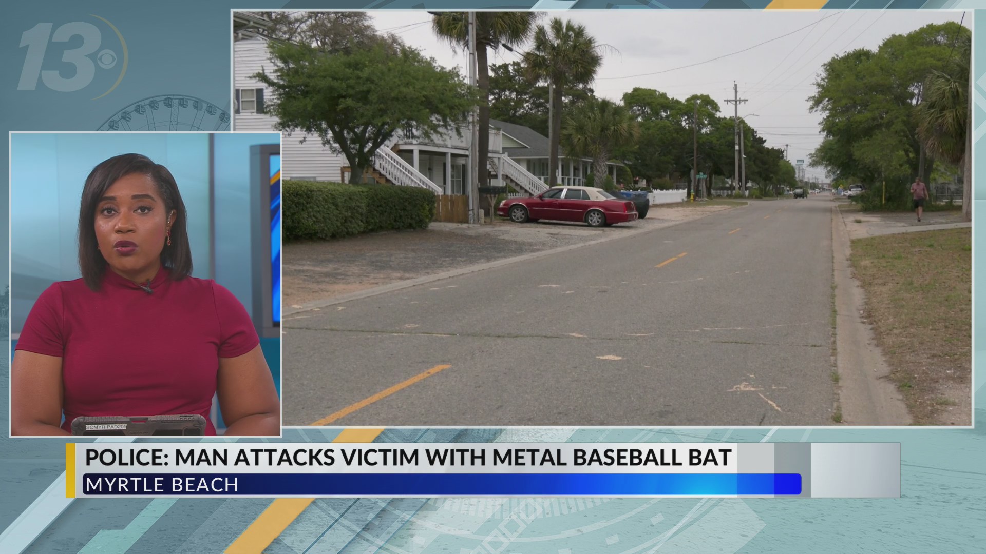 Man accused of attacking person with metal baseball bat in Myrtle Beach