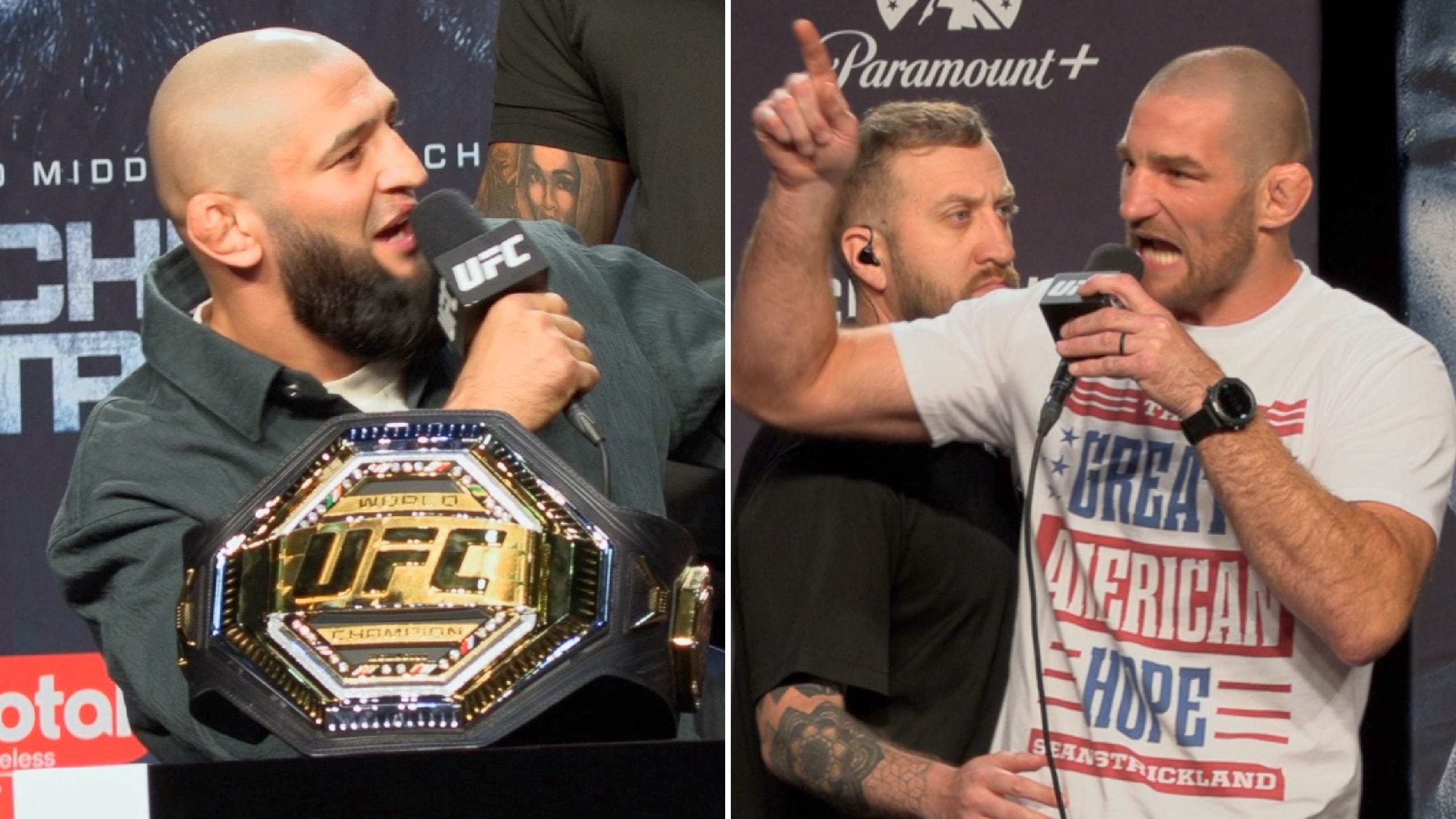 Elevated UFC 328 security couldn't stop verbal blows – or a kick in ...