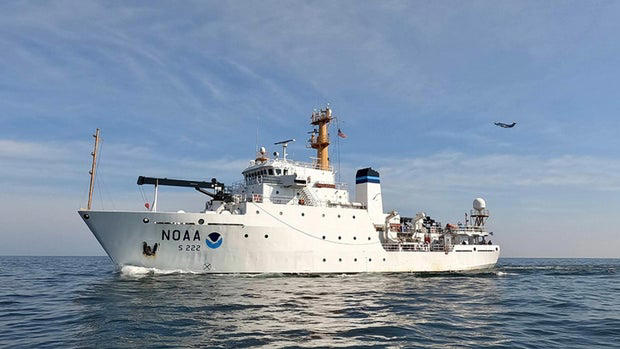 NOAA research ship working on new maps of western Lake Erie