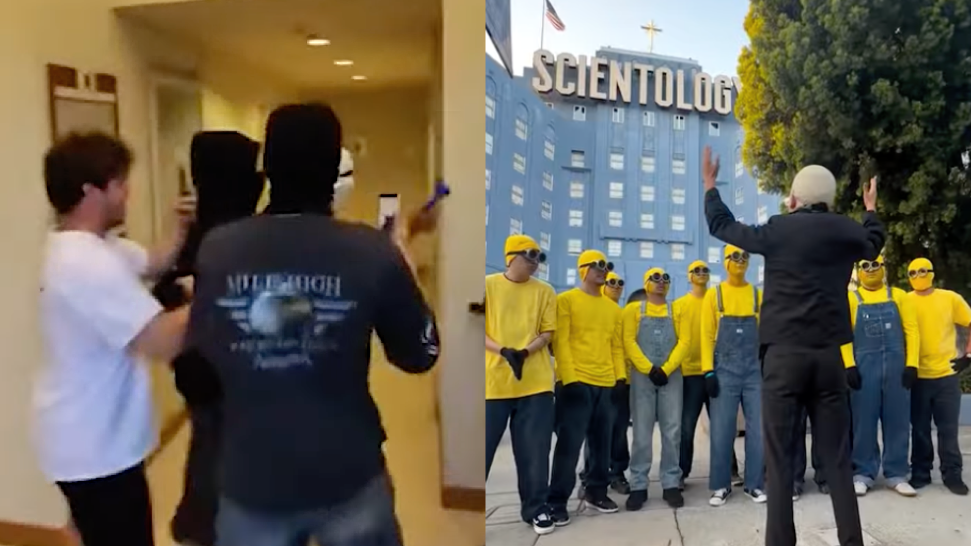 Scientology calls raids on its centers 