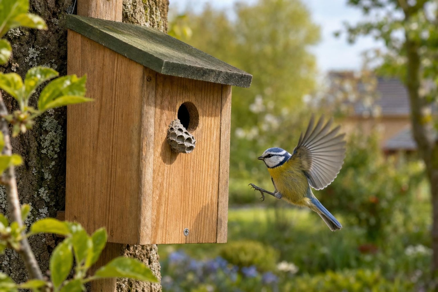 Abri Chauve-souris Extérieur 2 Chambres Maison Pour Chauves-souris En Bois - Lot De 2 Abris à 2 Chambres | Dimensions 40x22x8cm | Pour Extérieur, Fixation Facile Sur Arbre Ou Mur Nichoir A Chauve Souris