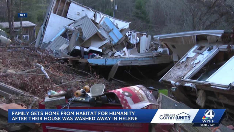 Family that lost everything in Hurricane Helene gets a major gift