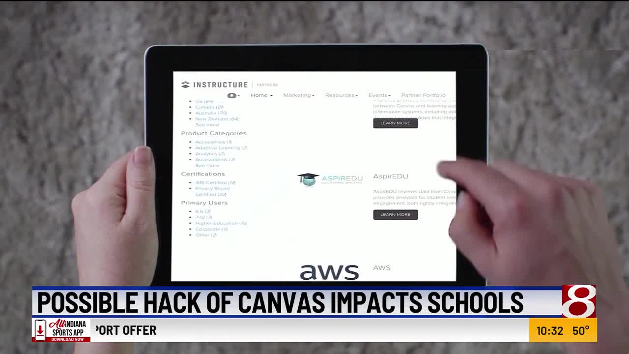 Possible hack of Canvas impacts schools