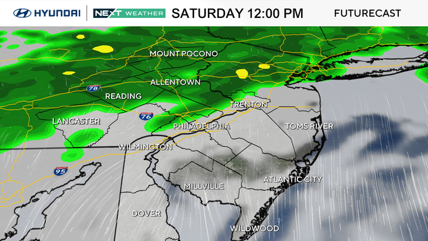 Mostly sunny Friday in Philadelphia region, chance of rain. Here's the ...