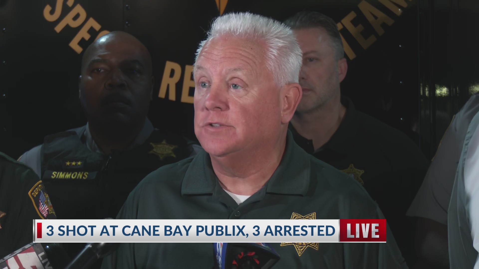 3 in custody after shooting that injured 3 at Publix Cane Bay