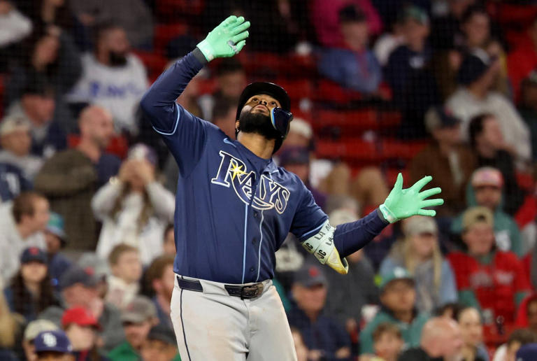 Simpson and Caminero lead Rays past Red Sox 8-4 for 7th consecutive victory