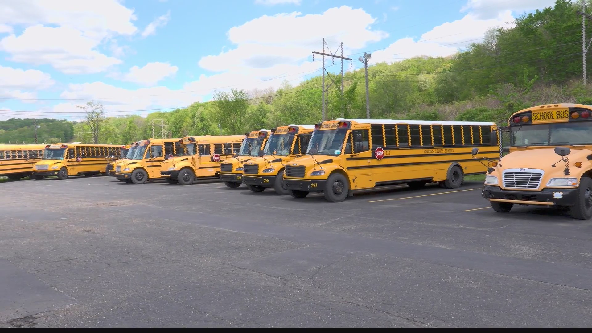 Driver illegally passes school bus in Hancock County, nearly causes ...