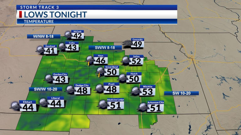 Storm Track 3 forecast: Showers northwest tonight, few storms through ...