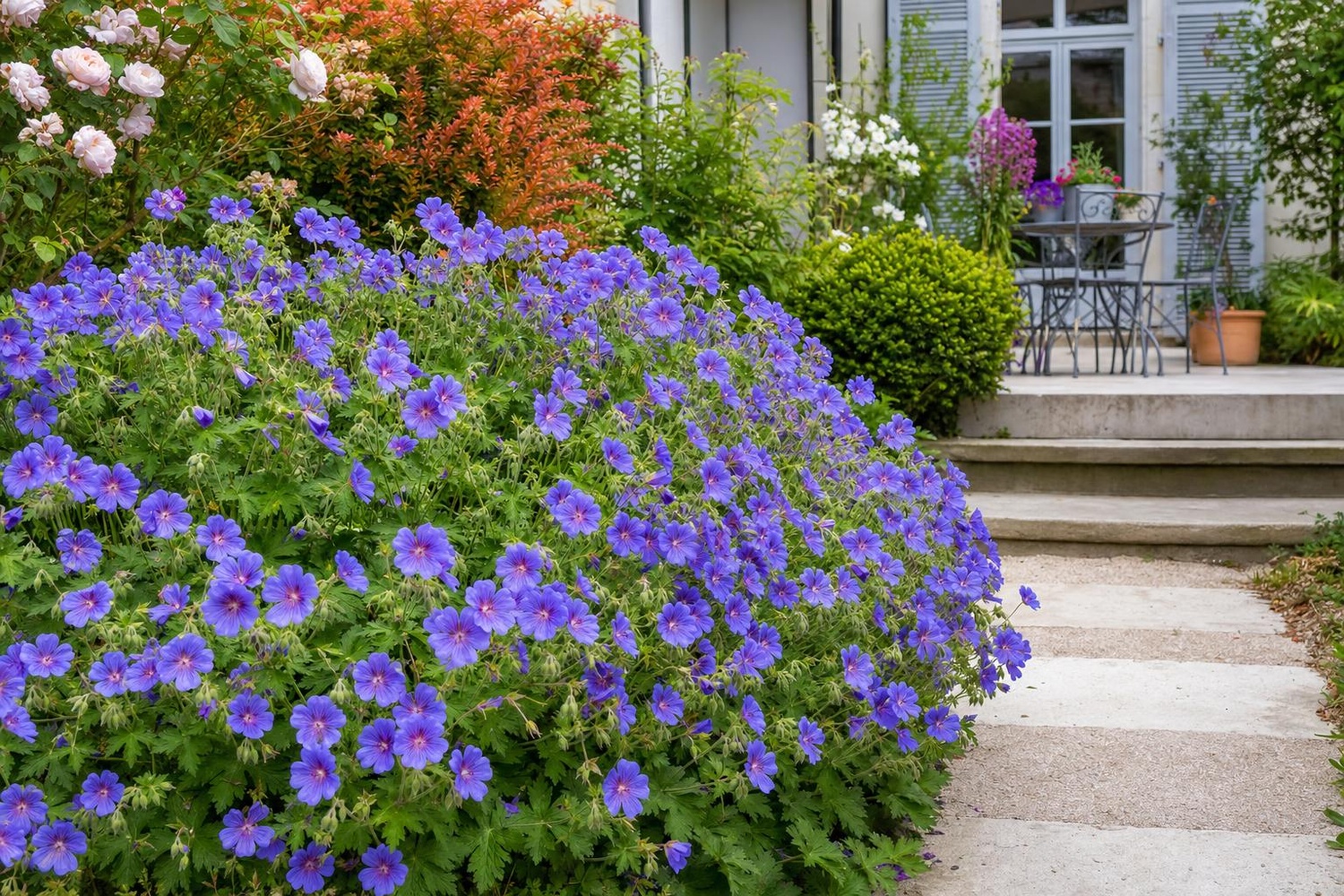 « Plante du siècle à Londres » : pourquoi le géranium Rozanne couvre ...