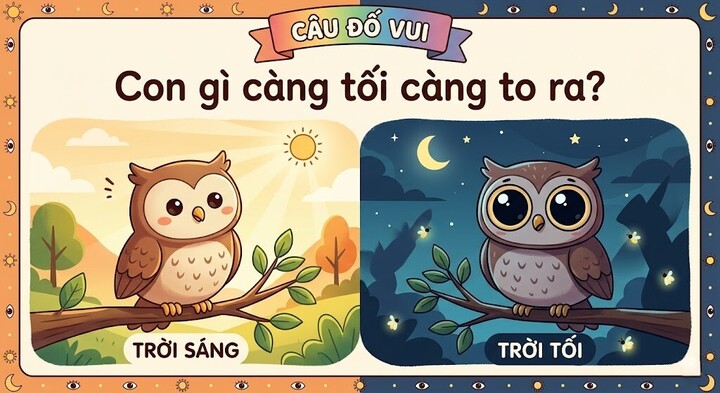 Giải mã câu đố gây bão mạng xã hội: Con gì càng tối càng to?