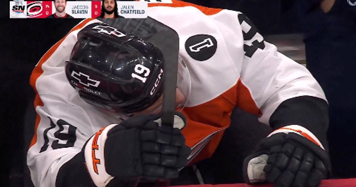 Hathaway misses a reverse hit and ends up taking it right up the keester