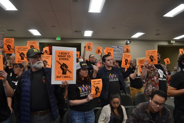 Pajaro Valley Unified teachers rally, denounce proposed benefits cap ...
