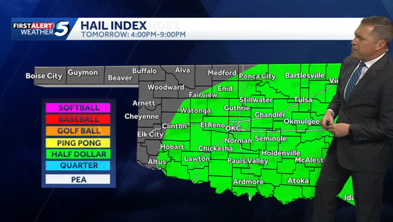 Timeline: Severe storms with hail and strong winds expected Friday