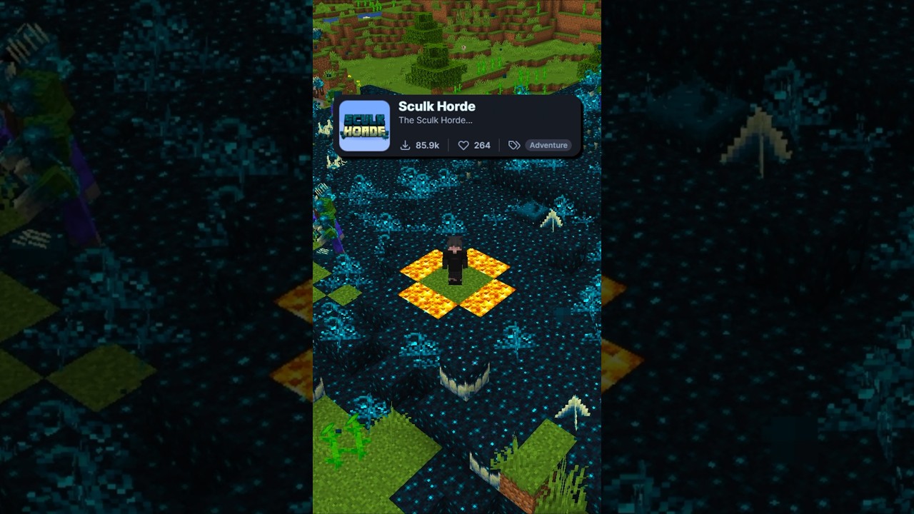 Un apocalipsis de la dimensión de Sculk en Minecraft