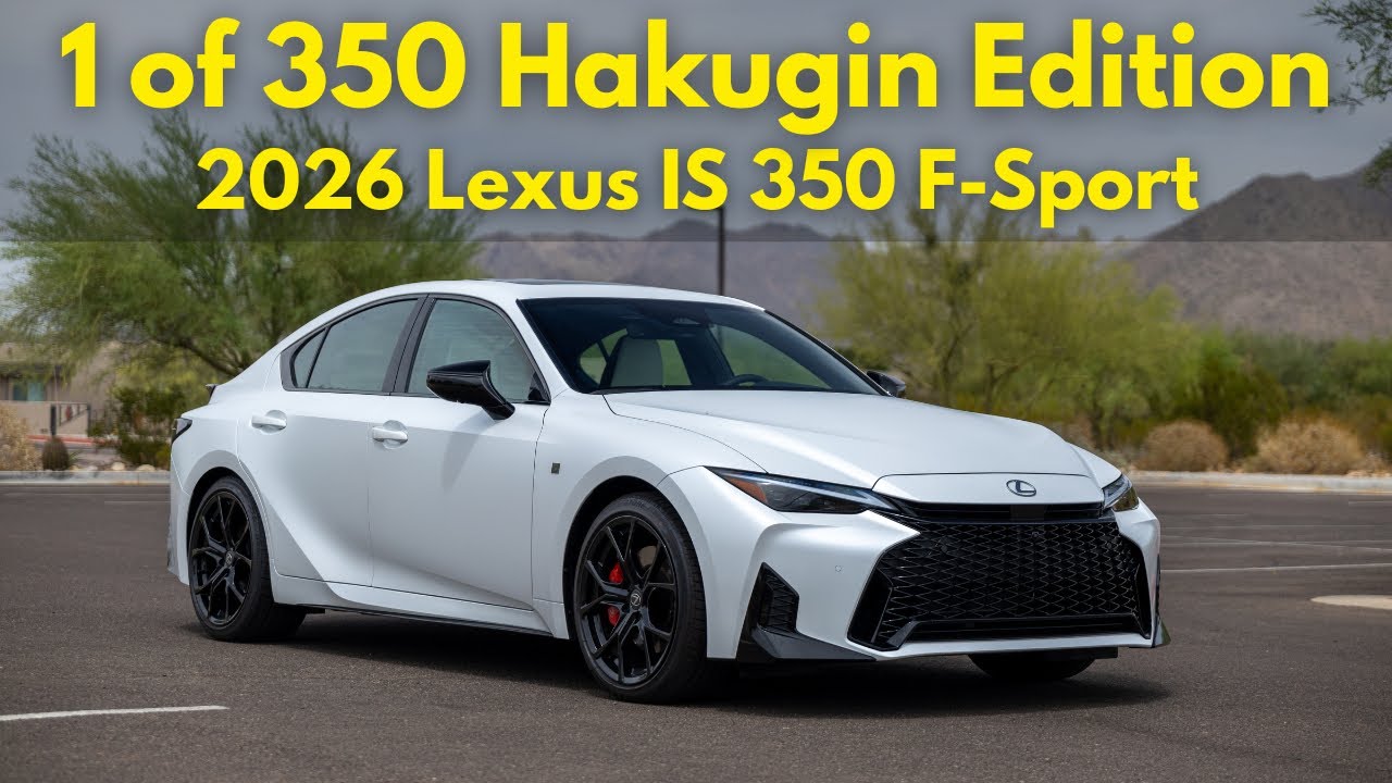 1 of 350 Hakugin Edition 2026 Lexus IS350 F Sport