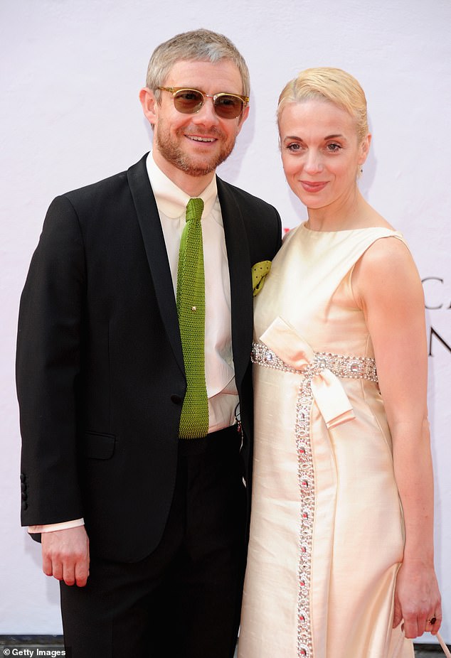 Martin Freeman, 54, enjoys rare outing with girlfriend Rachel Mariam ...