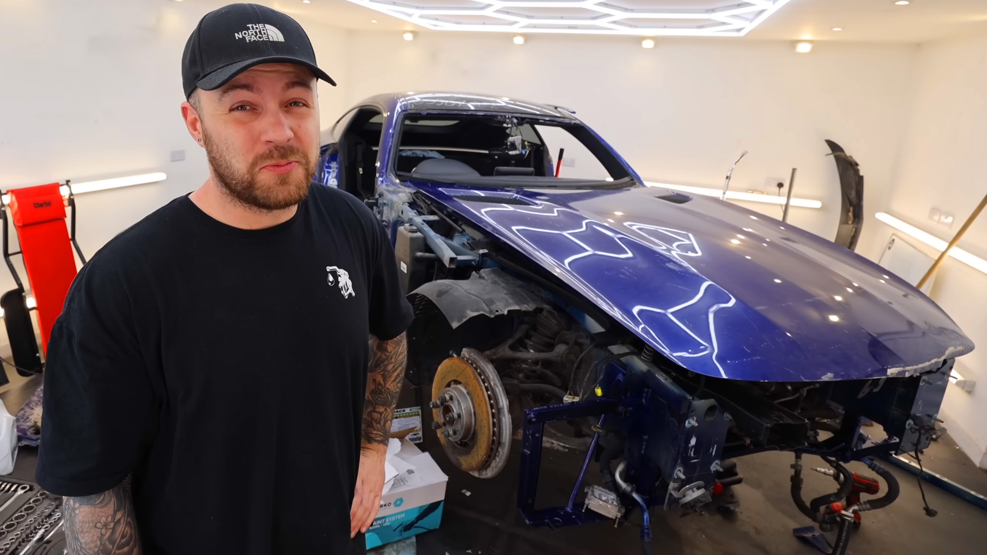 How bad is the damage on my AMG GT?