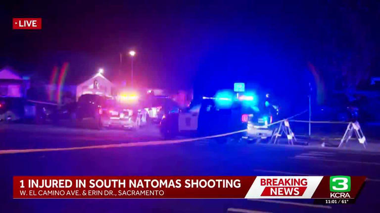 1 injured in South Natomas shooting, police say